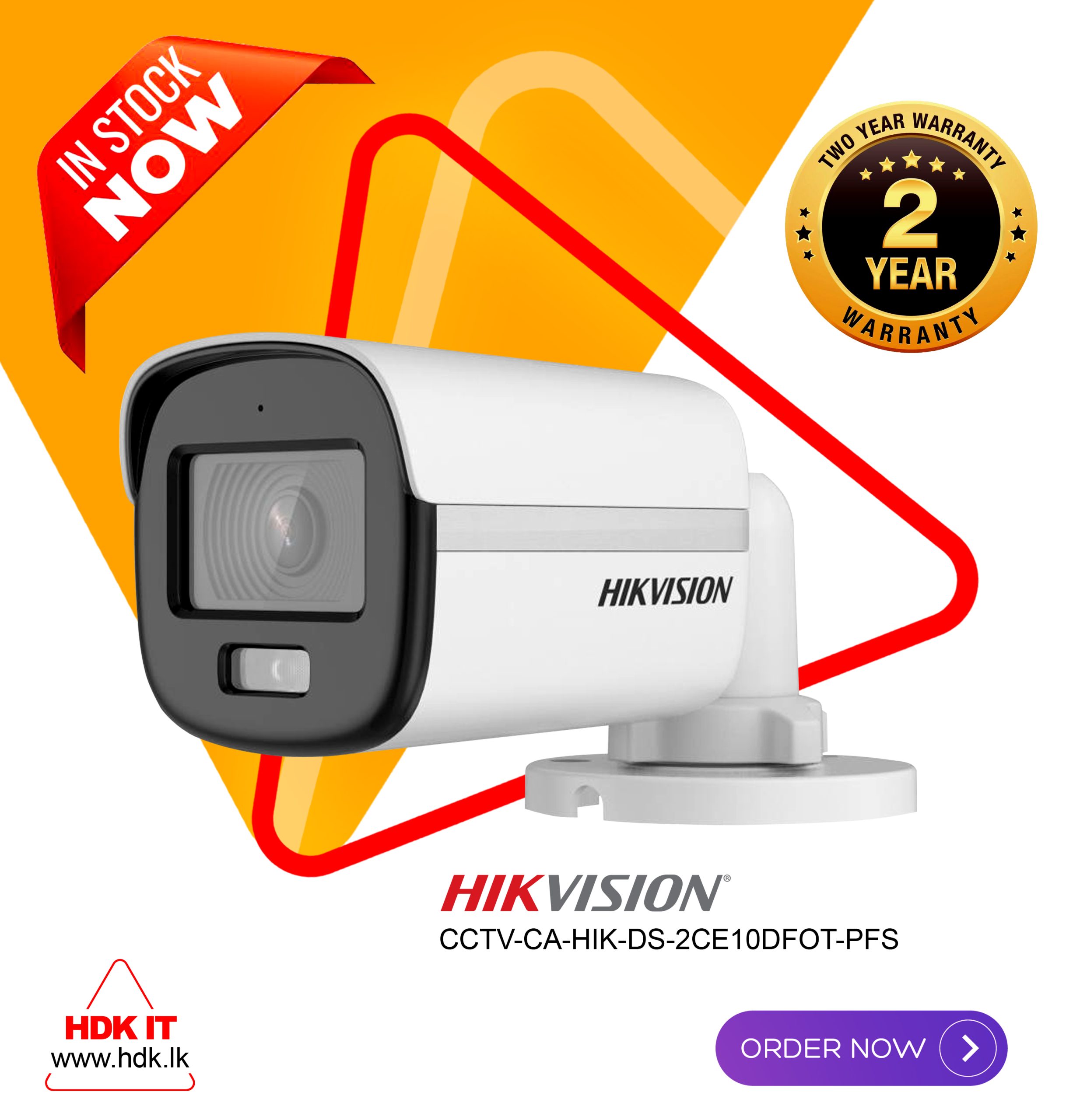 CCTV-CA-HIK-DS-2CE10DFOT-PFS